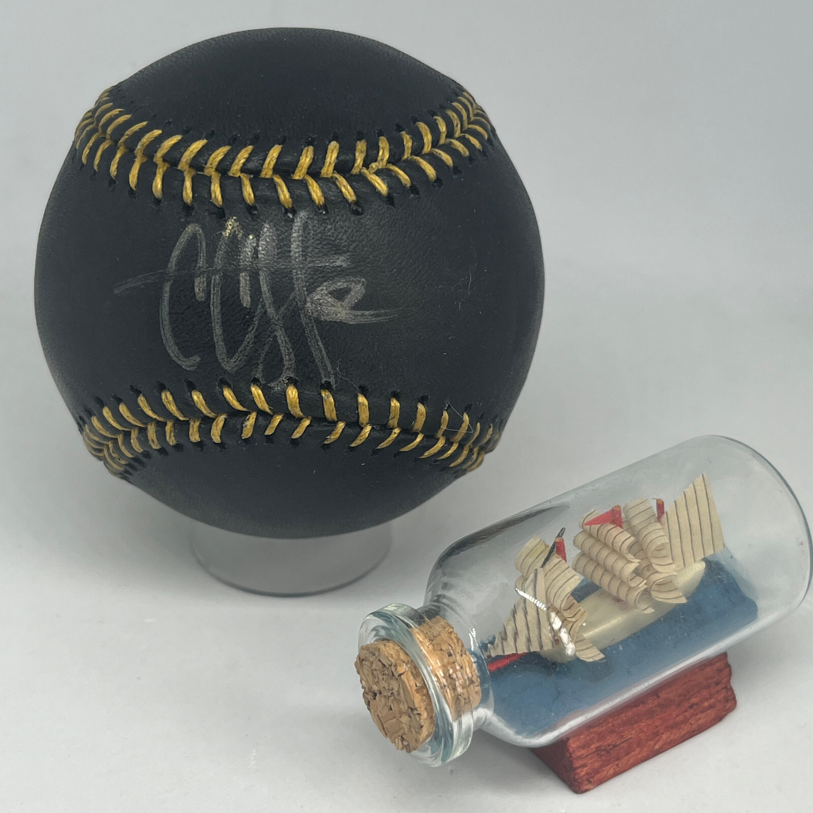 CC Sabathia signed Rawlings Black OML Baseball PSA DNA Yankees HOF Cy Auto A3366