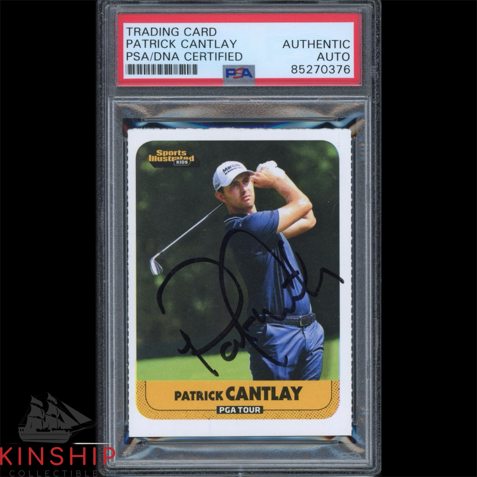 Patrick Cantlay signed 2021 Sports Illustrated Kids Rookie Card PSA Auto C3216