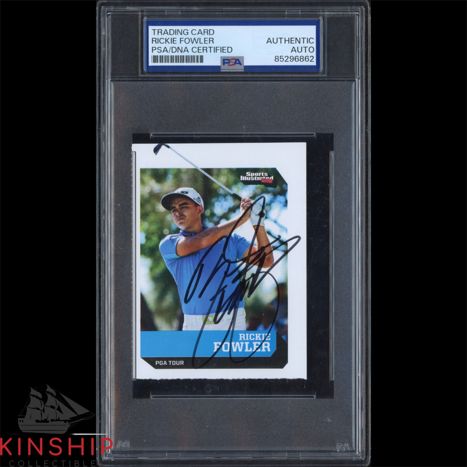 Rickie Fowler signed 2016 Sports Illustrated Card PSA DNA PGA Masters Auto C3247