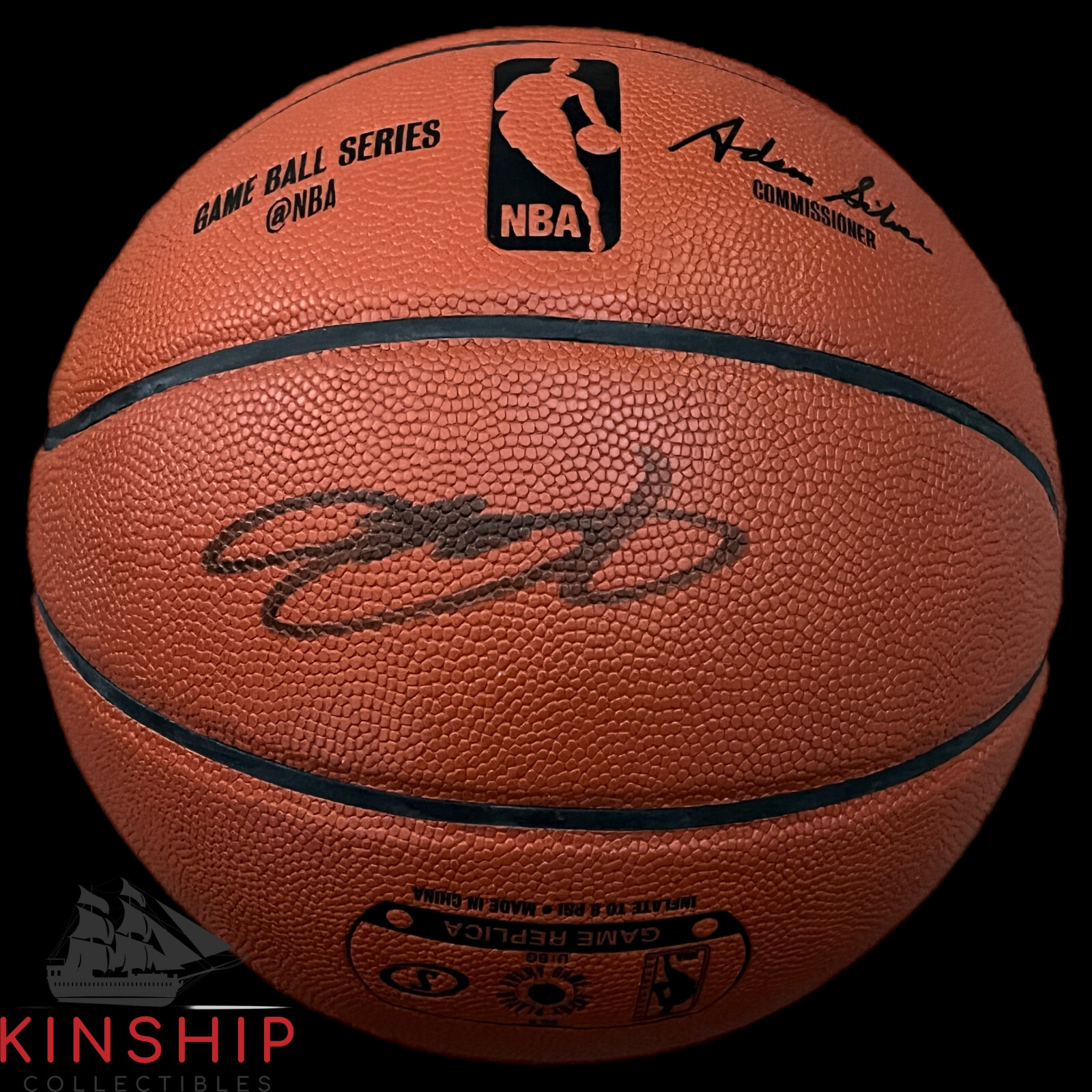 LeBron James signed Spalding NBA Basketball JSA LOA Lakers Heat HOF Auto A3370