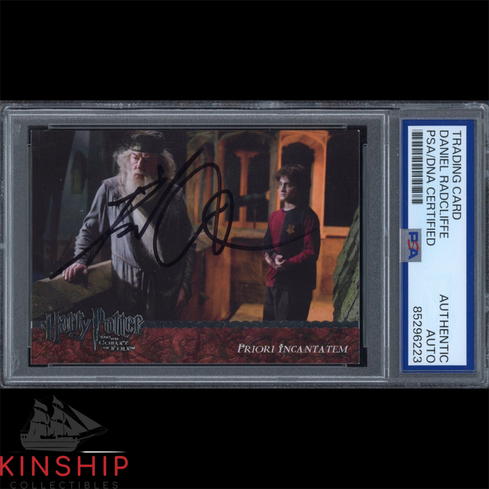 Daniel Radcliffe signed Artbox Trading Card PSA DNA Slab Harry Potter Auto C3283