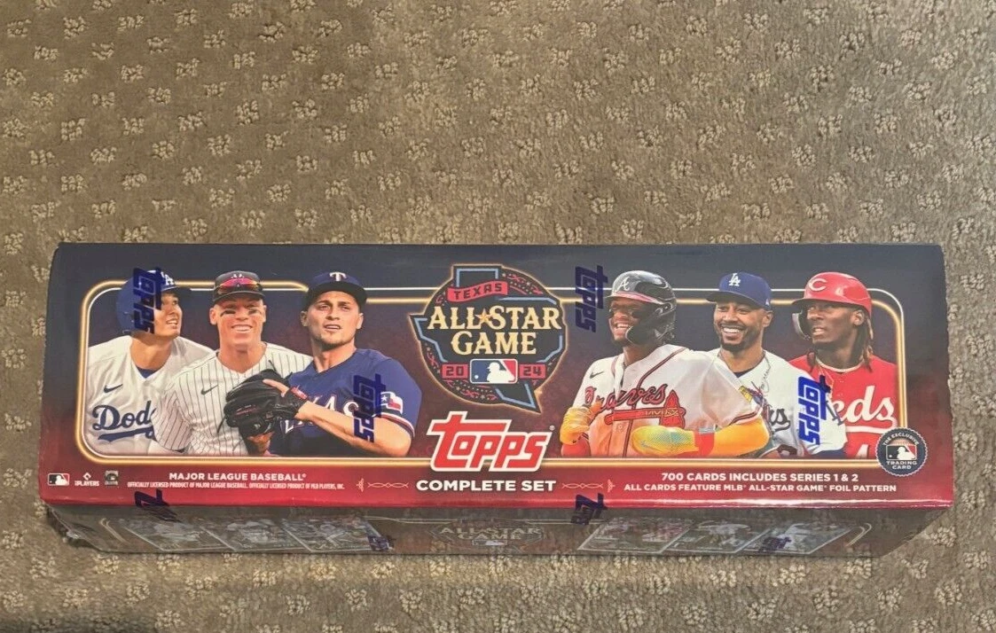 2024 Topps All Star Game Exclusive Complete Factory Sealed Set ASG Foil Pattern