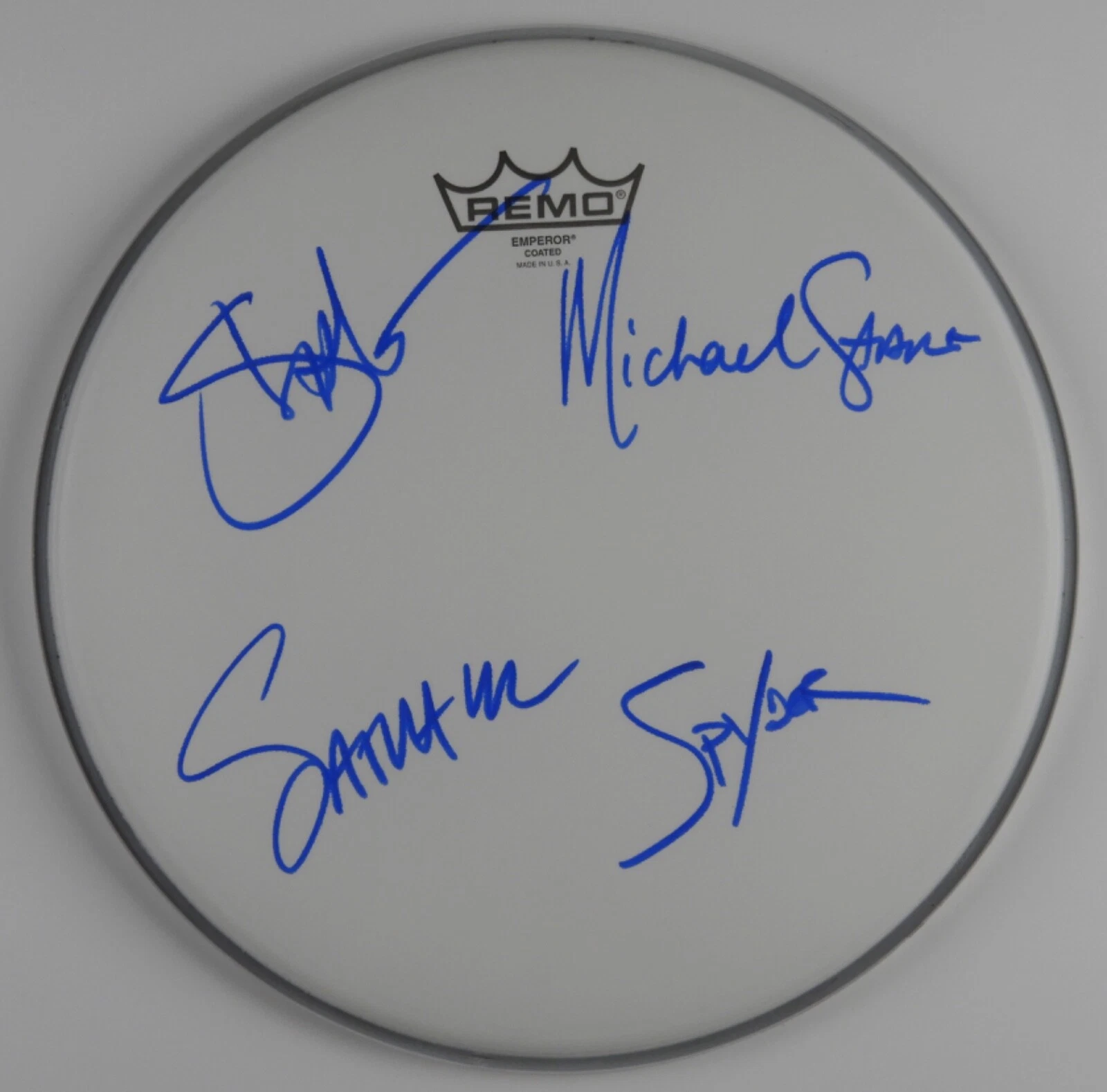 Steel Panther Fully Signed Autograph Drum Head REAL Epperson COA 12