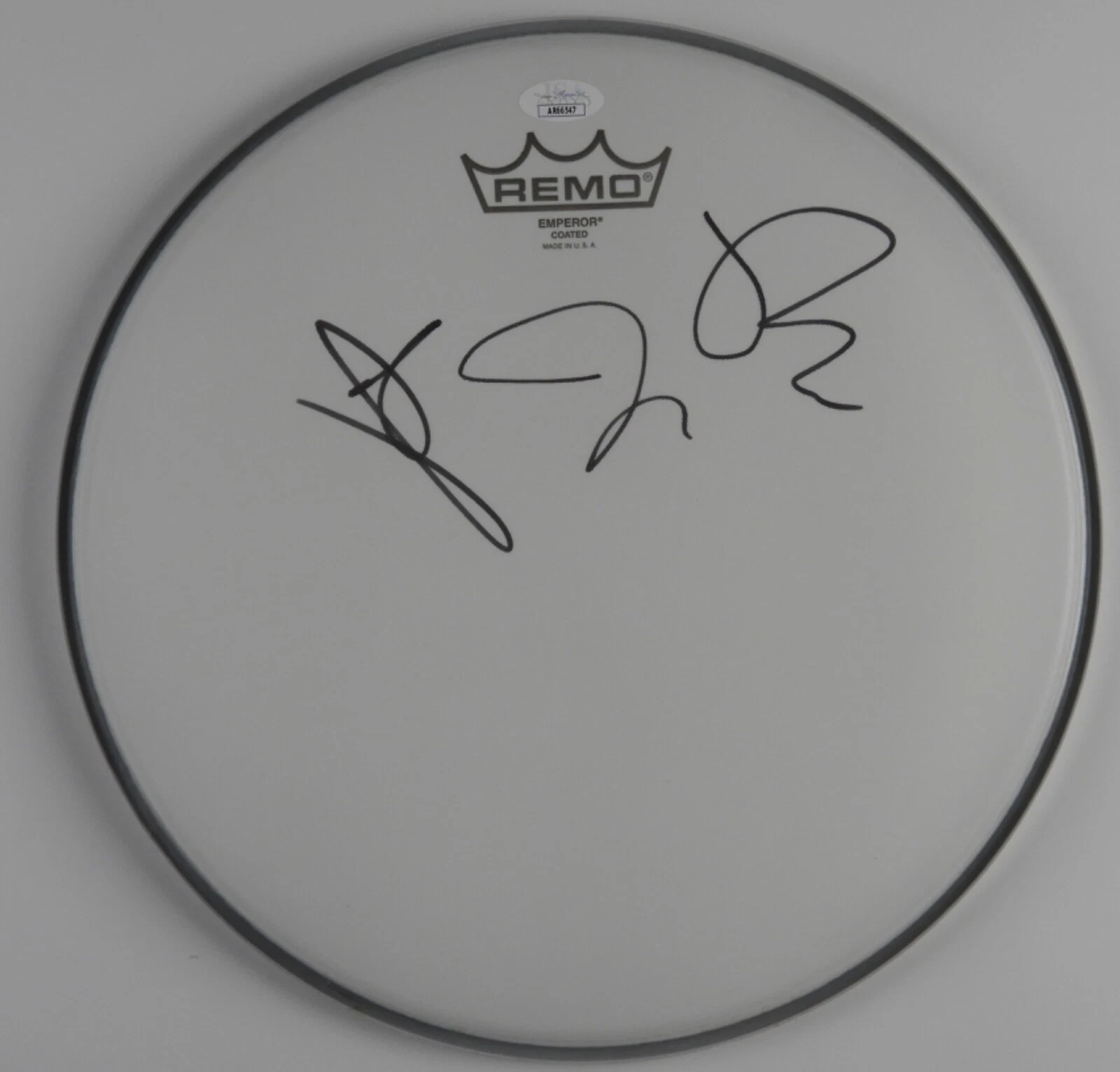 Fall Out Boy JSA Signed Autograph Drum Head 12