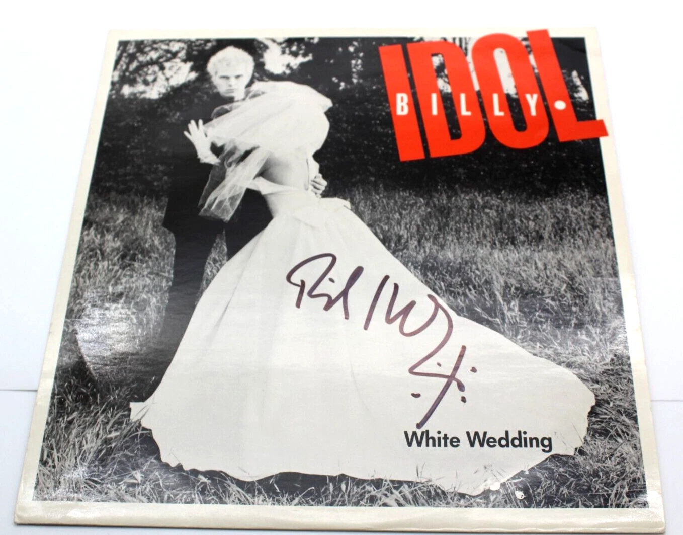 Billy Idol Signed White Wedding Vinyl Record Album LP BECKETT COA BAS BN71228