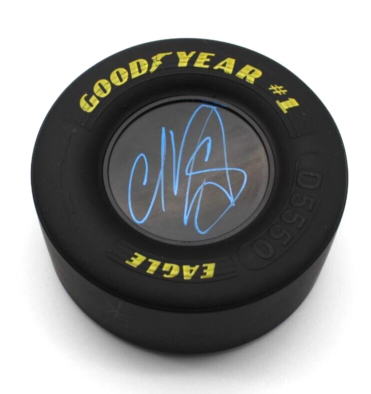 Corey LaJoie Signed NASCAR Mini Good Year Racing Tire BECKETT COA BAS BN71174