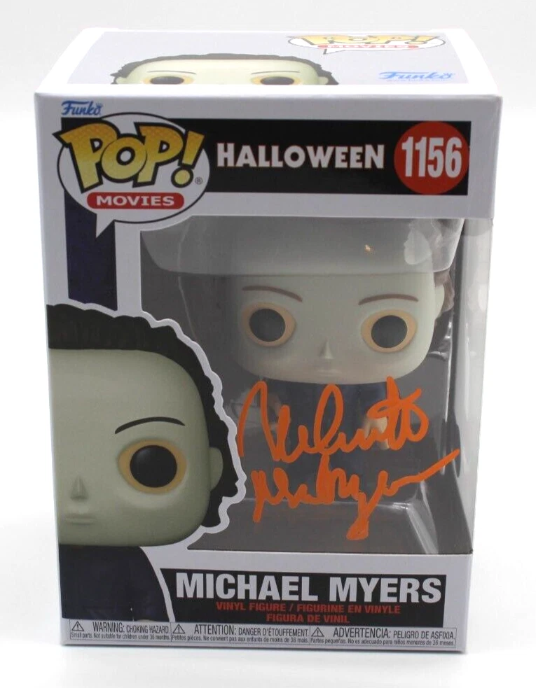 Nick Castle Signed Michael Myers Funko Halloween 1156 w/Beckett COA 1W002767