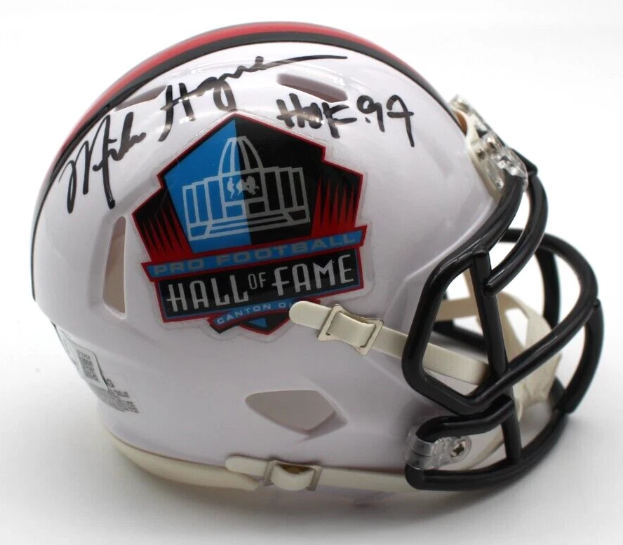 Mike Haynes Signed HOF Mini Football Helmet Raiders w/Beckett COA BP30404