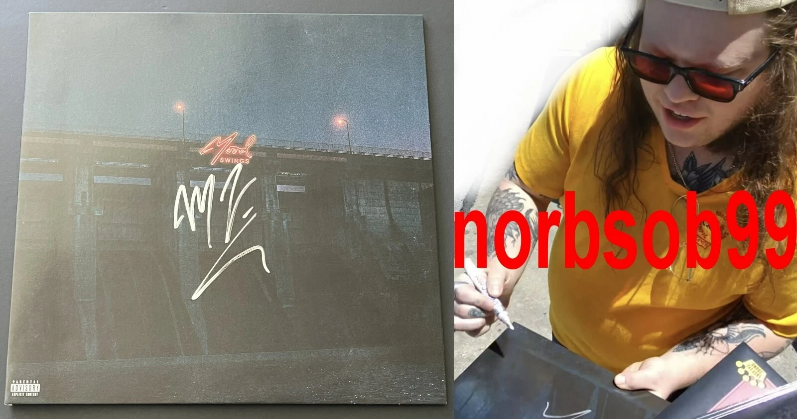 THE MARCUS KING BAND SIGNED AUTOGRAPH MOOD SWINGS VINYL ALBUM w/EXACT PROOF COA