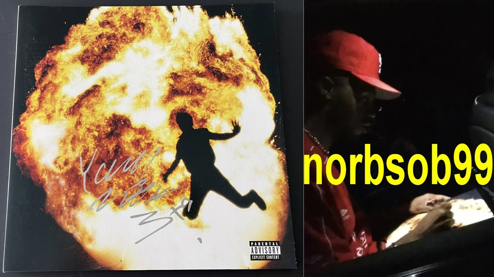 YOUNG METRO BOOMIN SIGNED NOT ALL HEROES WEAR CAPES VINYL w/ PROOF BECKETT COA