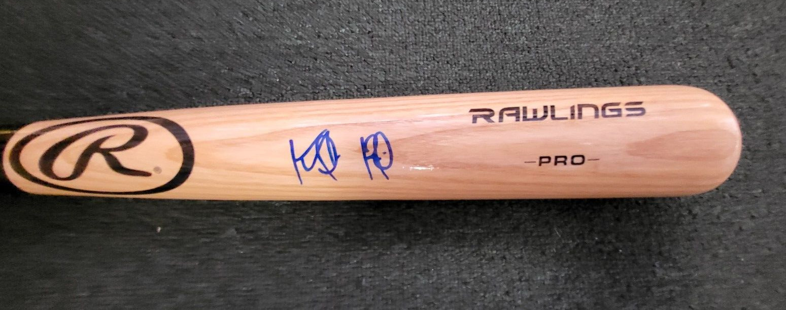 KEIBERT RUIZ WASHINGTON NATIONALS SIGNED AUTOGRAPHED RAWLINGS BAT BECKETT **