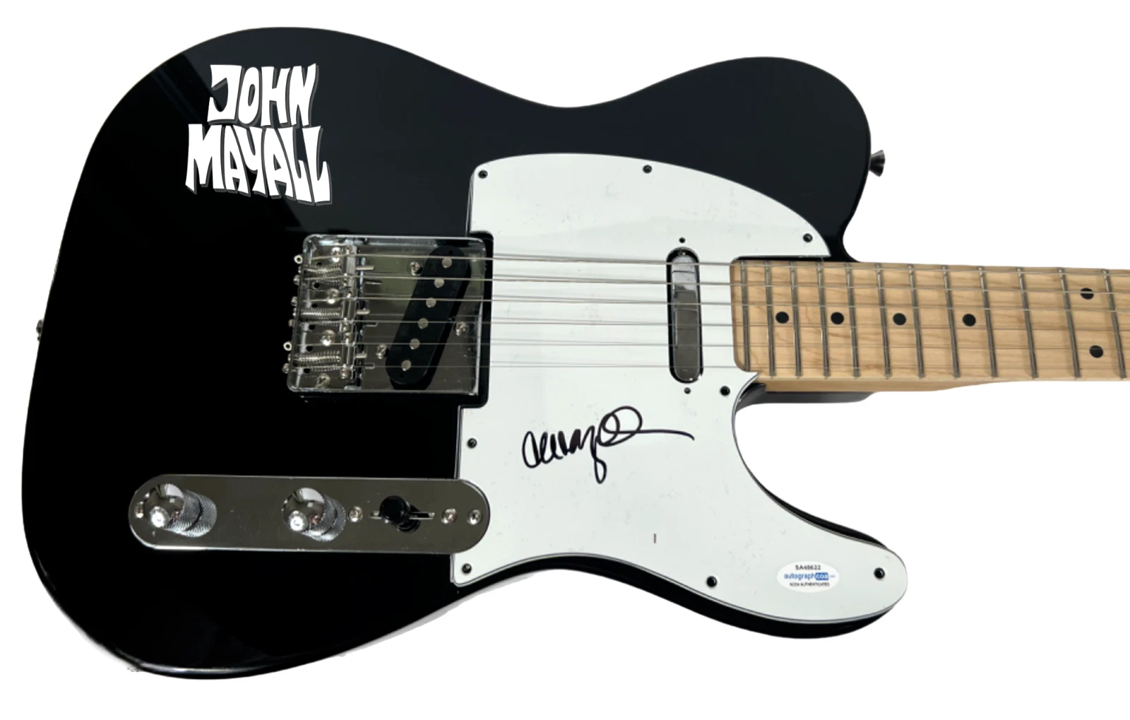 John Mayall Signed Autograph Electric Guitar The Bluesbreakers Eric Clapton ACOA