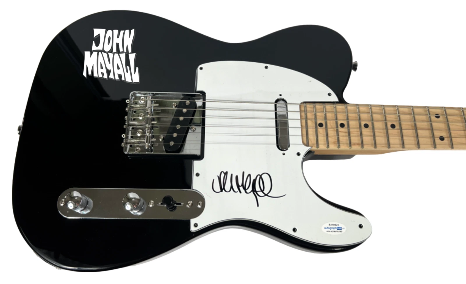 John Mayall Signed Autograph Electric Guitar The Bluesbreakers Eric Clapton ACOA