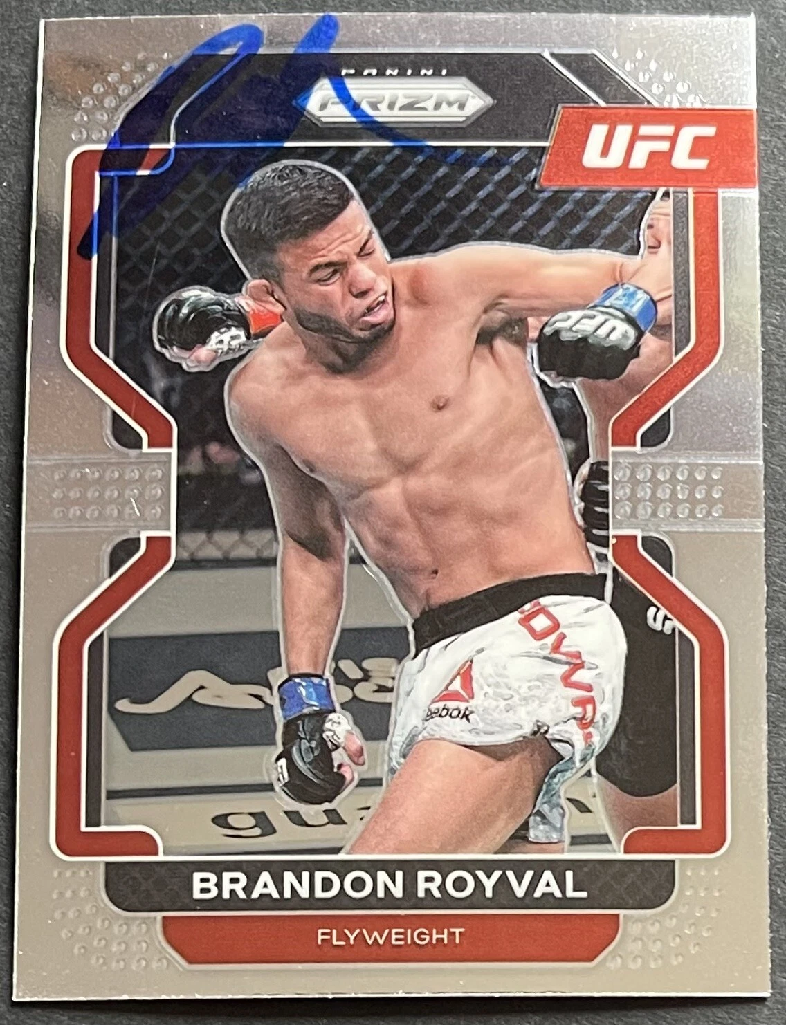 Brandon Royval Signed Autographed 2022 Prizm UFC Base Card Beckett Coa