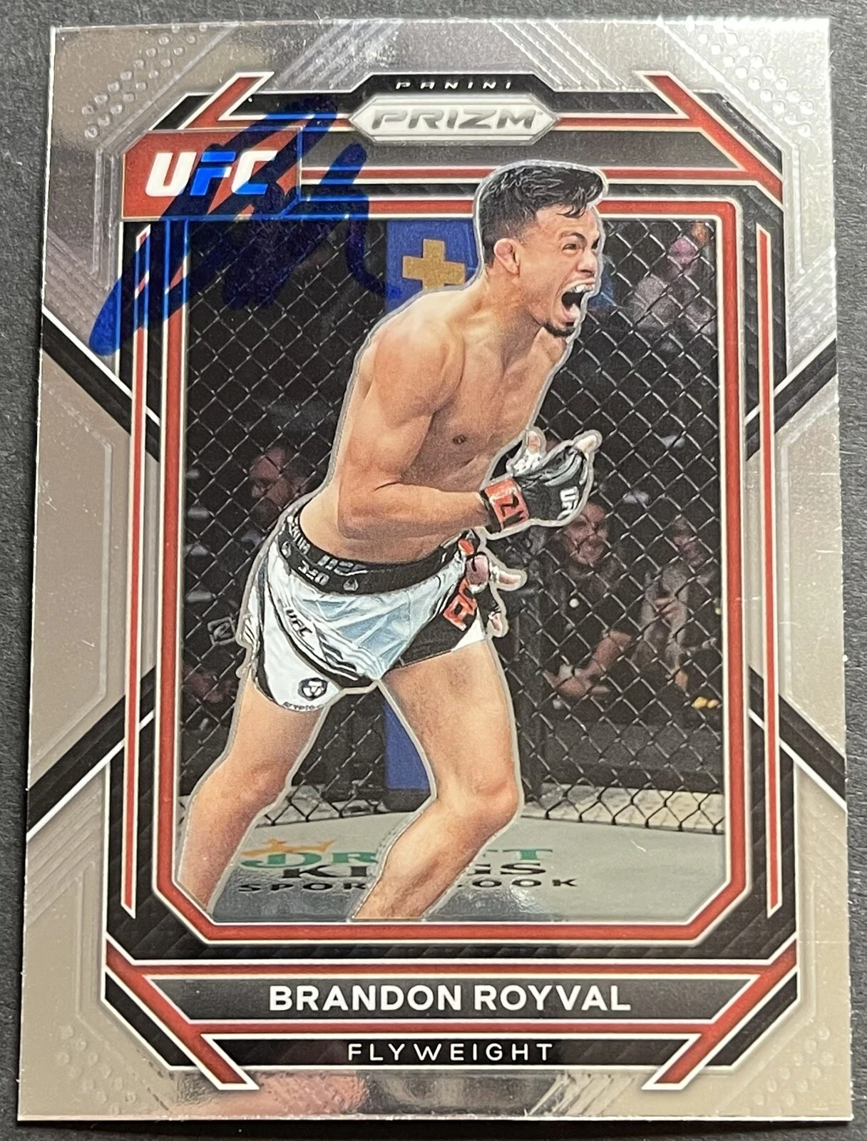 Brandon Royval Signed Autographed 2023 Prizm UFC Base Card Beckett Coa