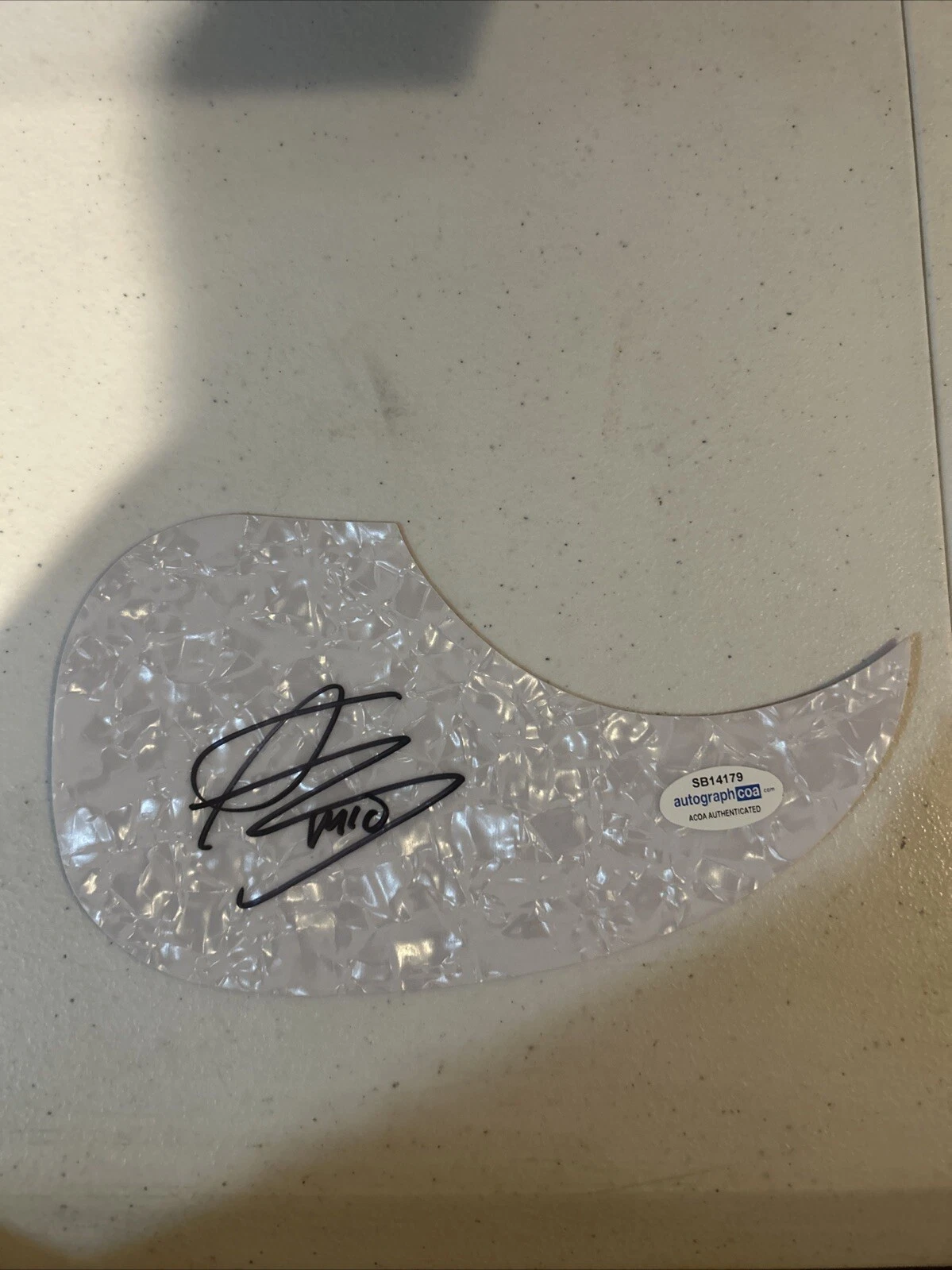 MITCHELL TENPENNY SIGNED AUTOGRAPH ACOUSTIC PICKGUARD GUITAR ACOA COUNTRY