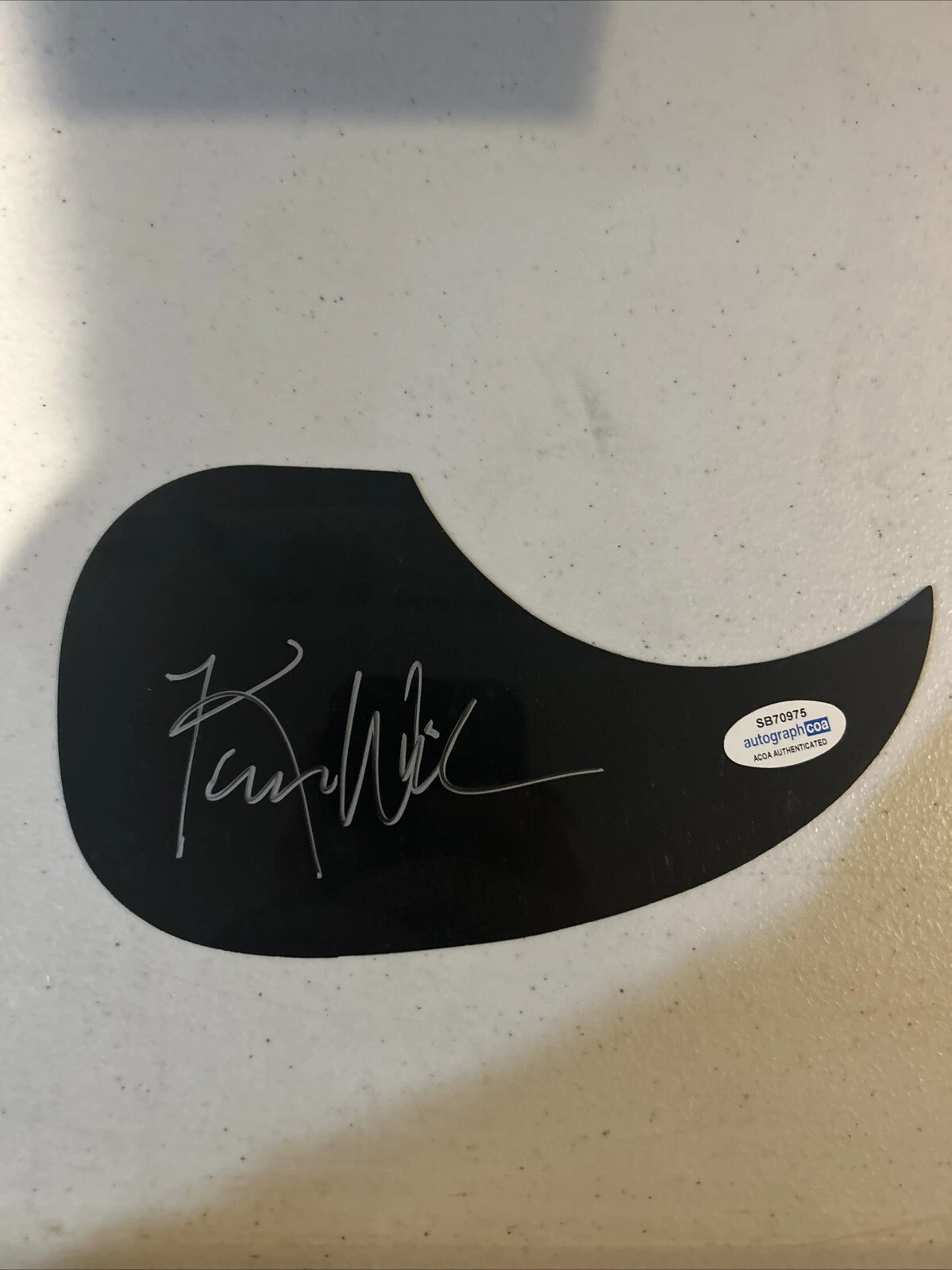 KIM WILSON FABULOUS THUNDERBIRDS SIGNED AUTOGRAPH ACOUSTIC PICKGUARD ACOA GUITAR