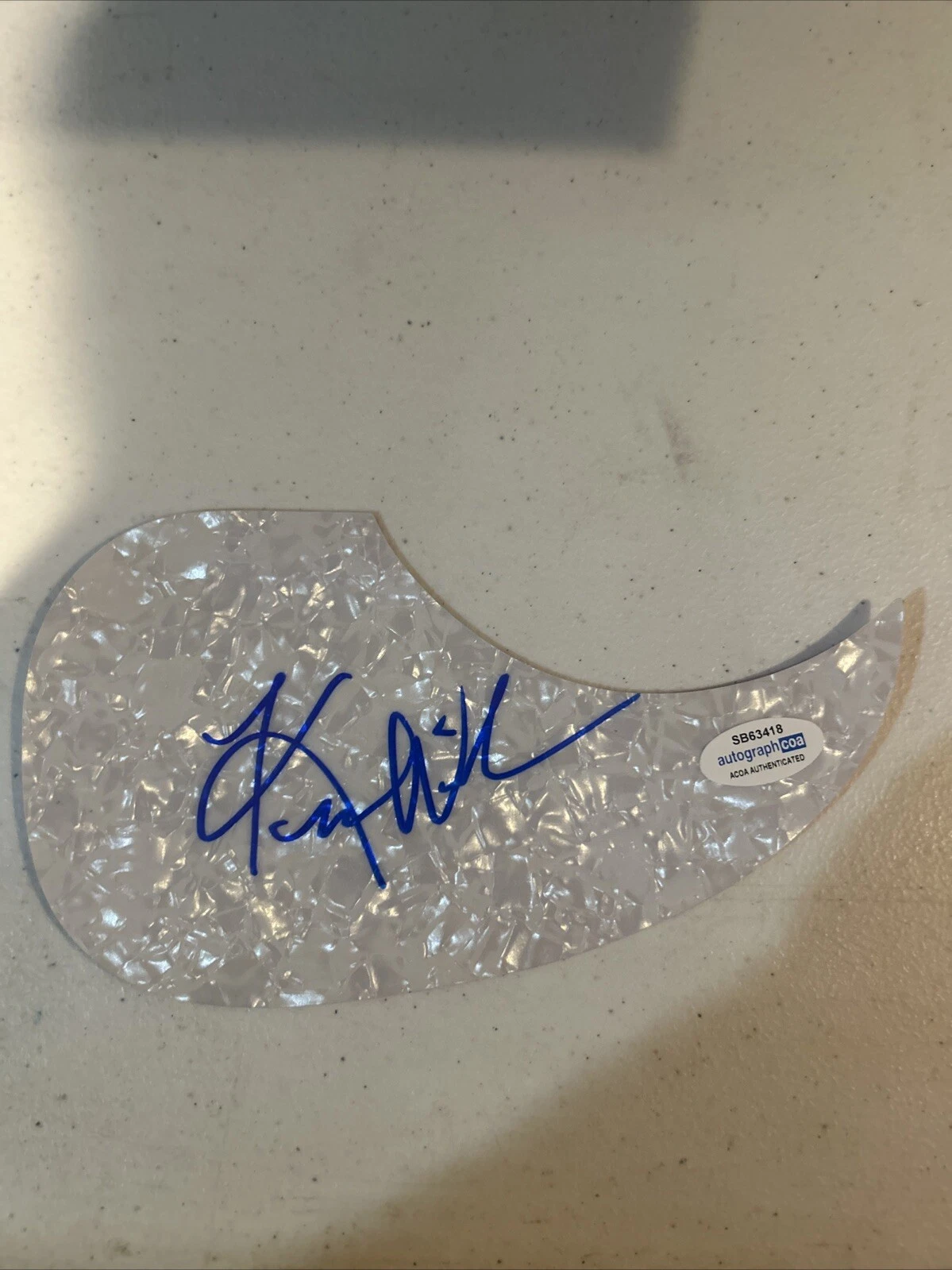 KIM WILSON FABULOUS THUNDERBIRDS SIGNED AUTOGRAPH ACOUSTIC PICKGUARD ACOA GUITAR