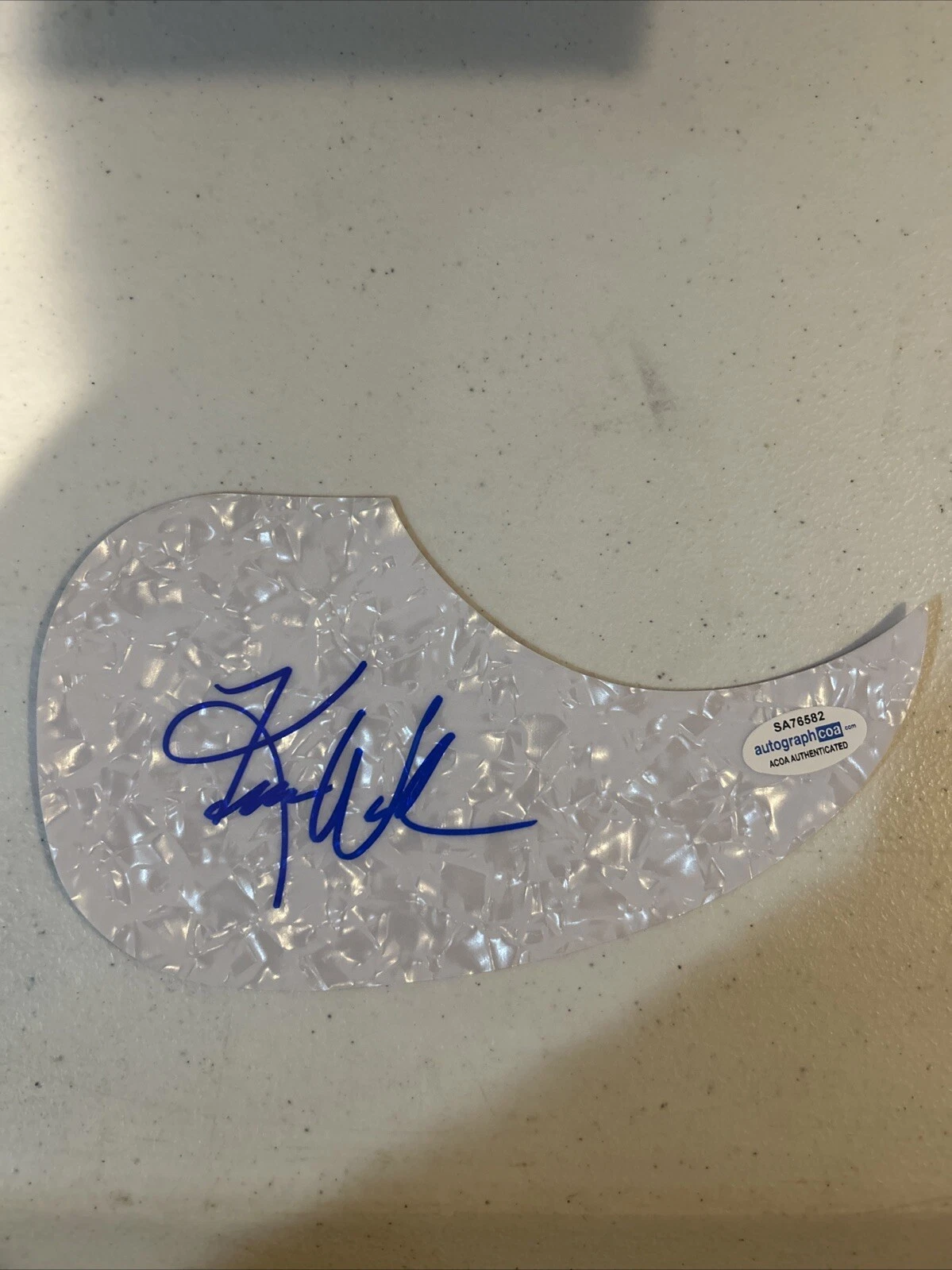 KIM WILSON FABULOUS THUNDERBIRDS SIGNED AUTOGRAPH ACOUSTIC PICKGUARD ACOA GUITAR
