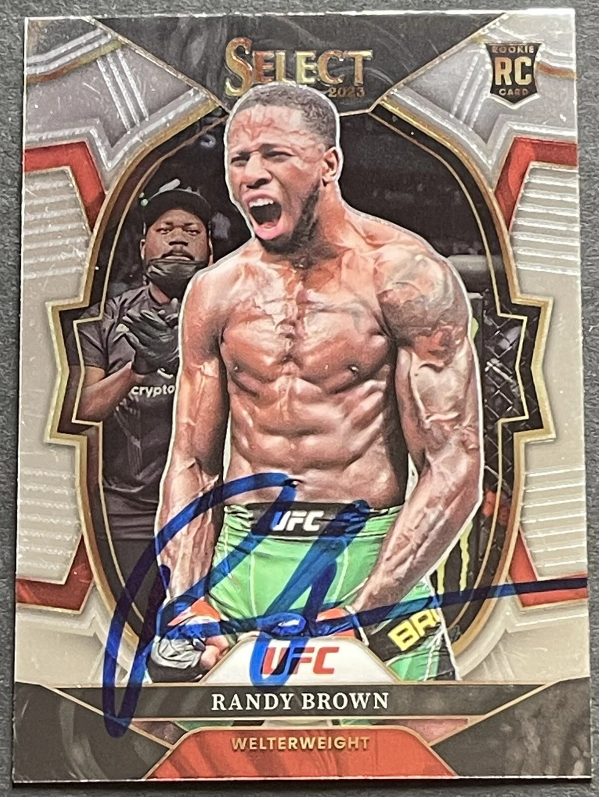 Randy Brown Signed Autographed 2023 Select UFC Base Card Beckett
