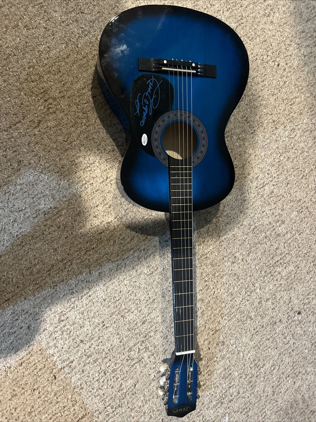 FRAN COSMO BOSTON SIGNED AUTOGRAPH 38” ACOUSTIC GUITAR ACOA