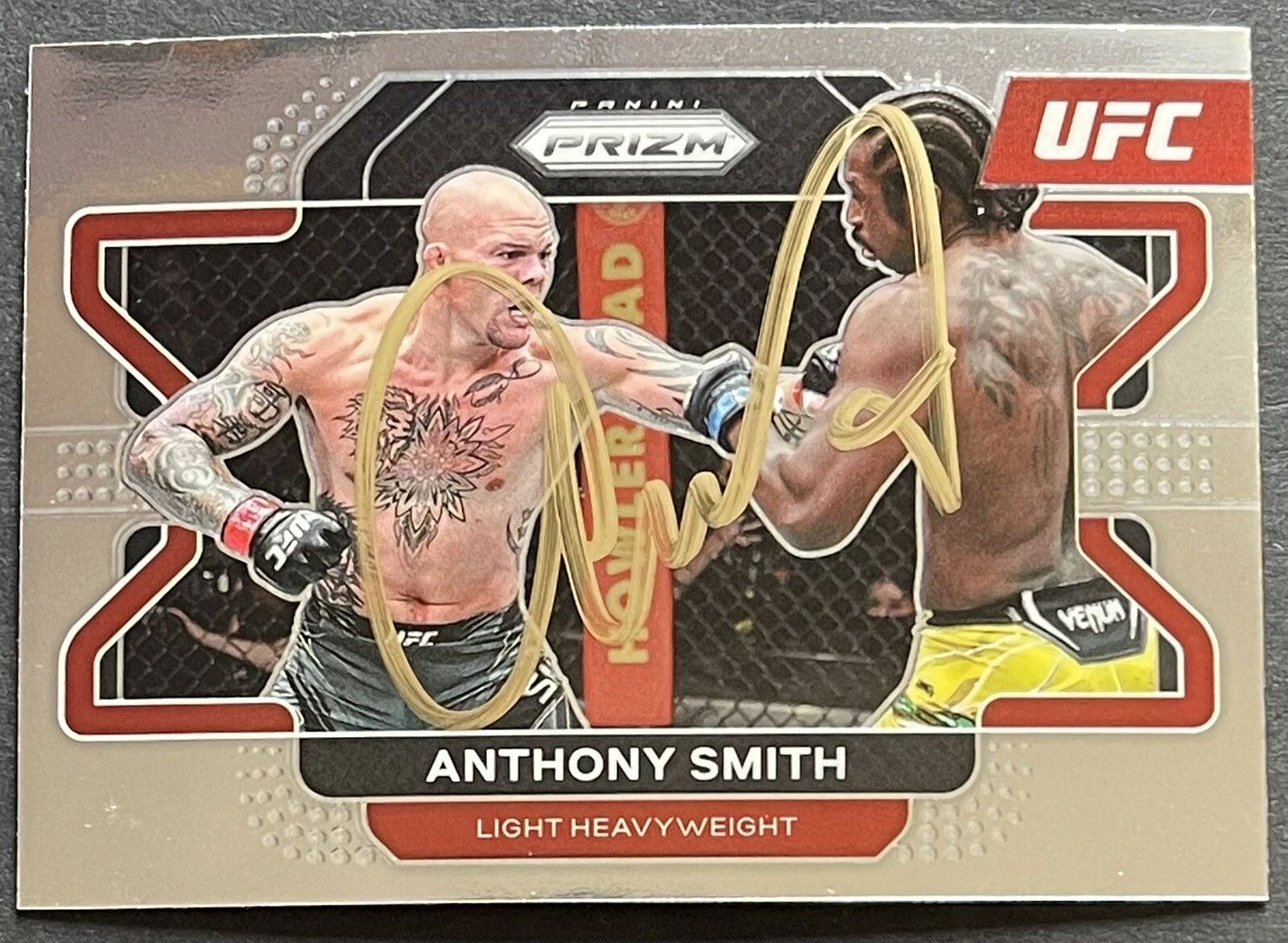 Anthony Smith Signed Autographed 2022 Prizm UFC Base Card Beckett Coa