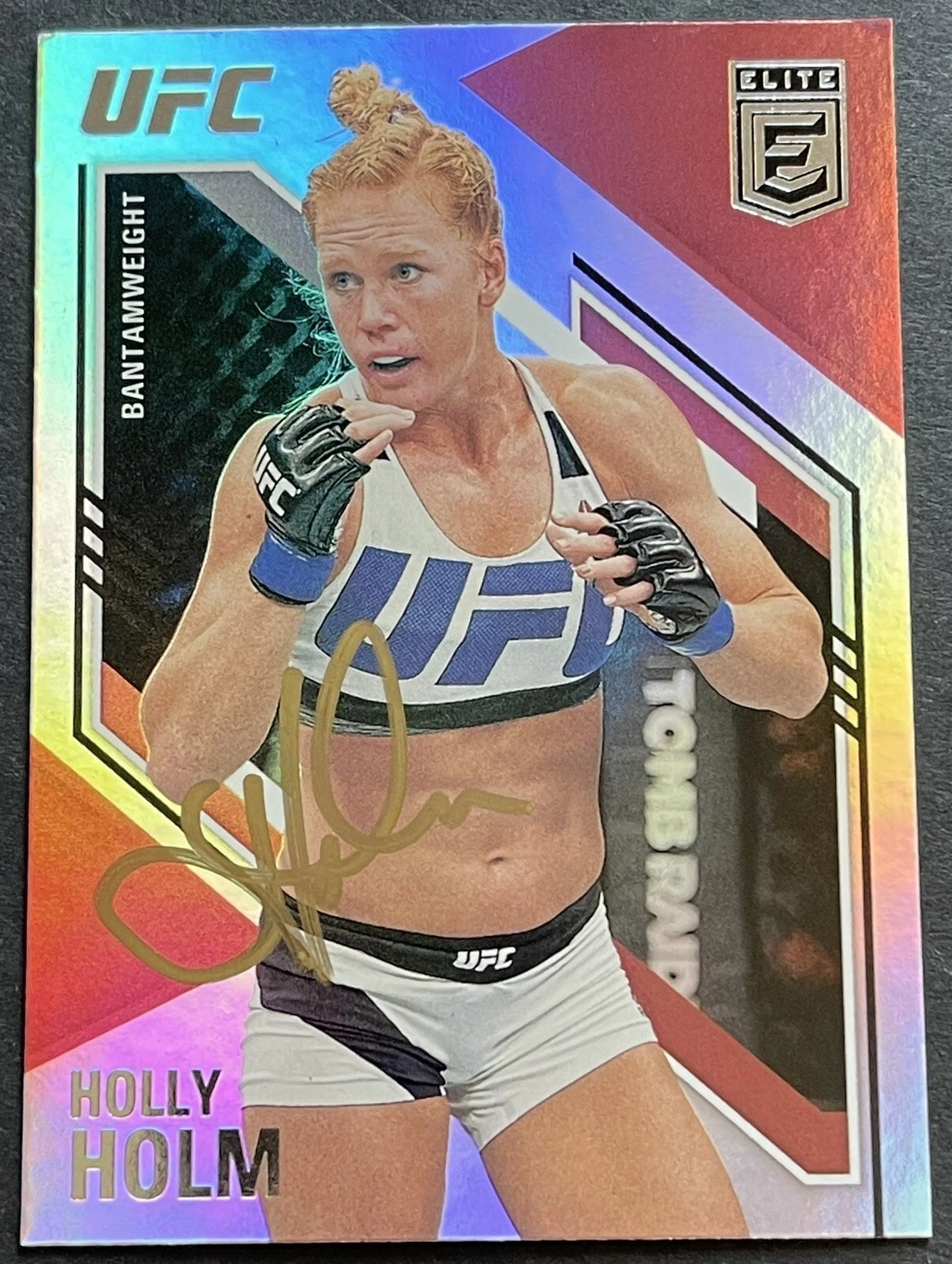 Holly Holm Signed Autographed 2021 Chronicles Elite UFC Card Beckett Coa