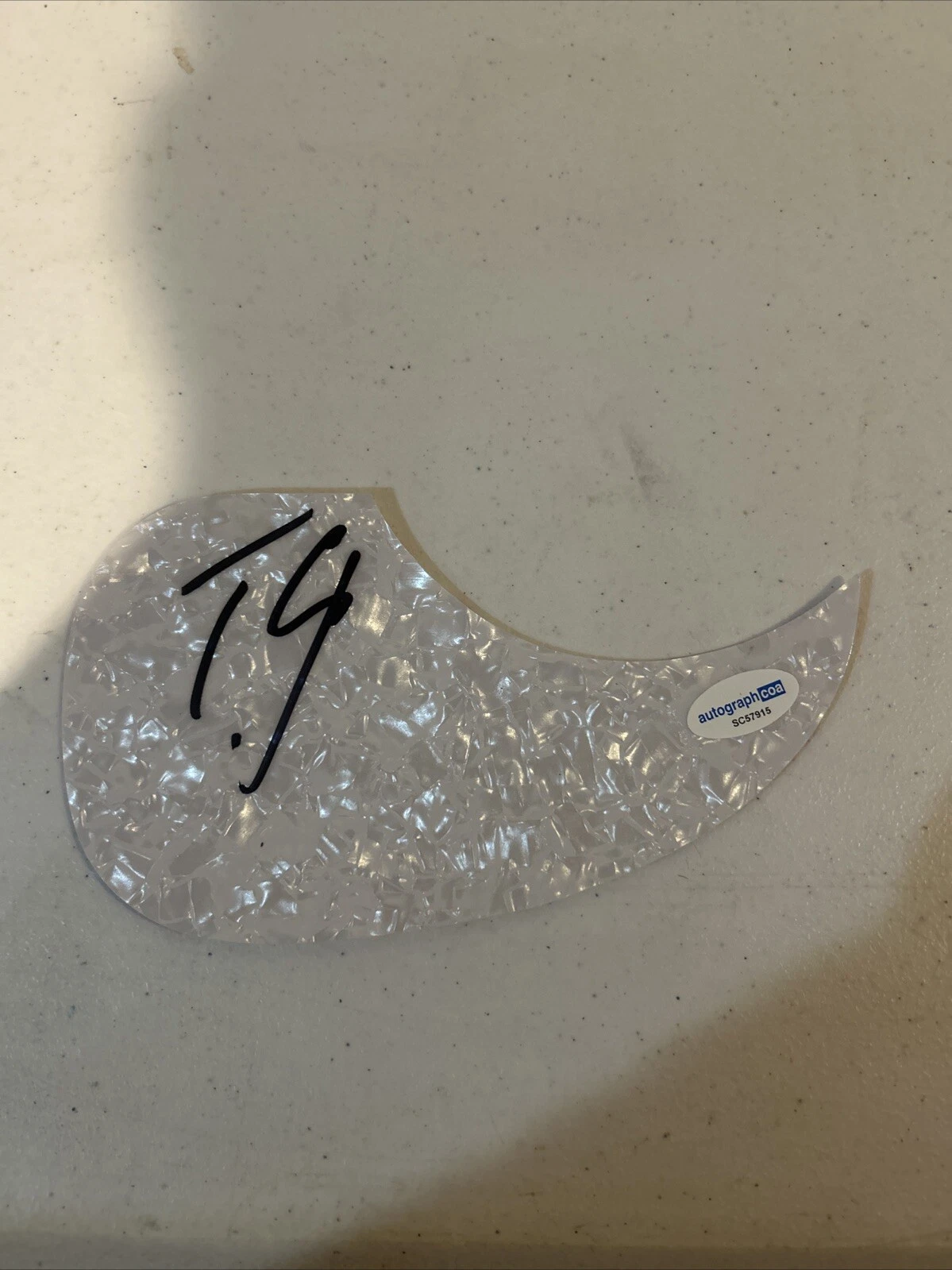 TYLER CONNOLLY SIGNED AUTOGRAPH ACOUSTIC PICKGUARD THEORY OF A DEADMAN ACOA