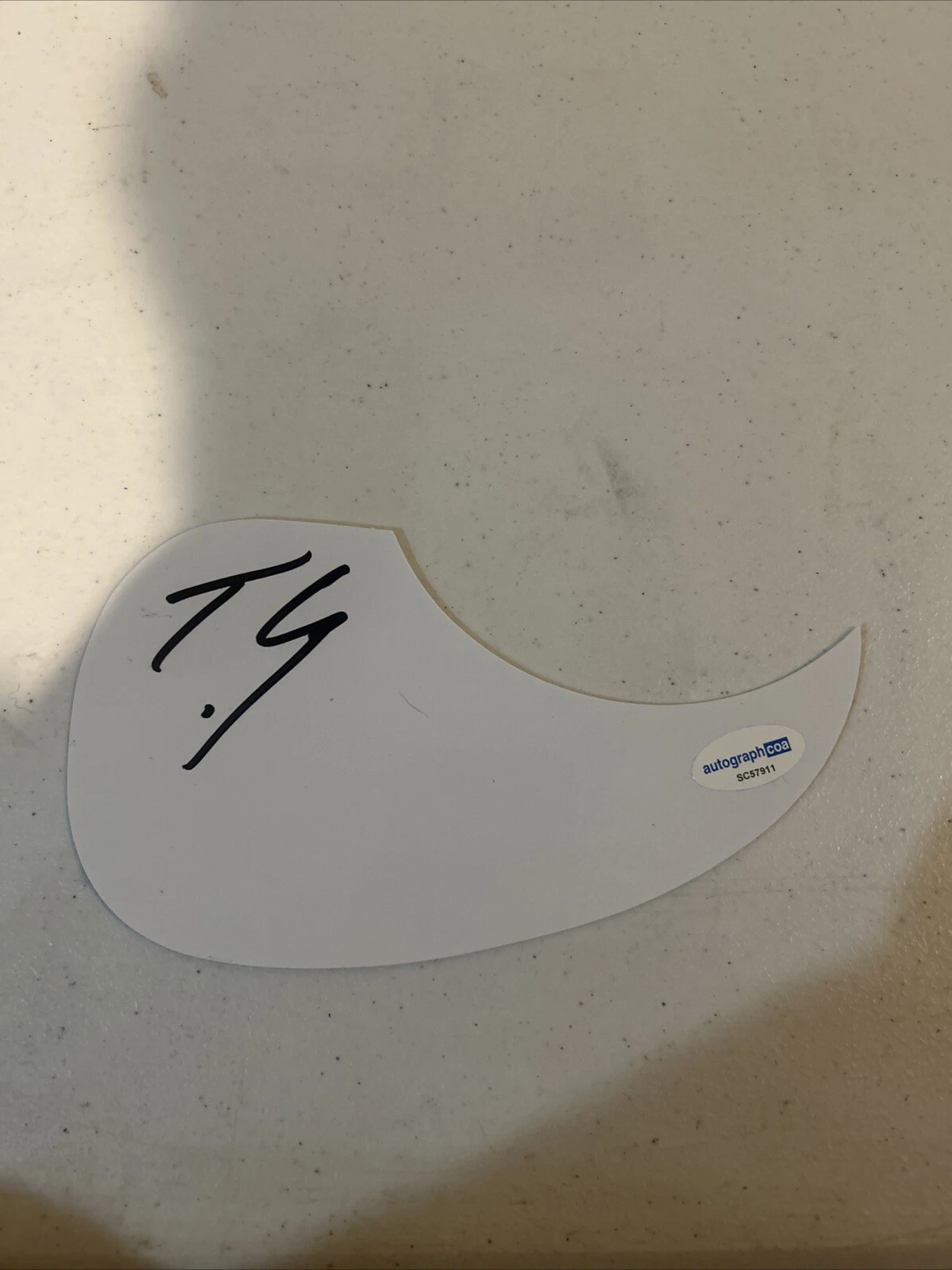 TYLER CONNOLLY SIGNED AUTOGRAPH ACOUSTIC PICKGUARD THEORY OF A DEADMAN ACOA