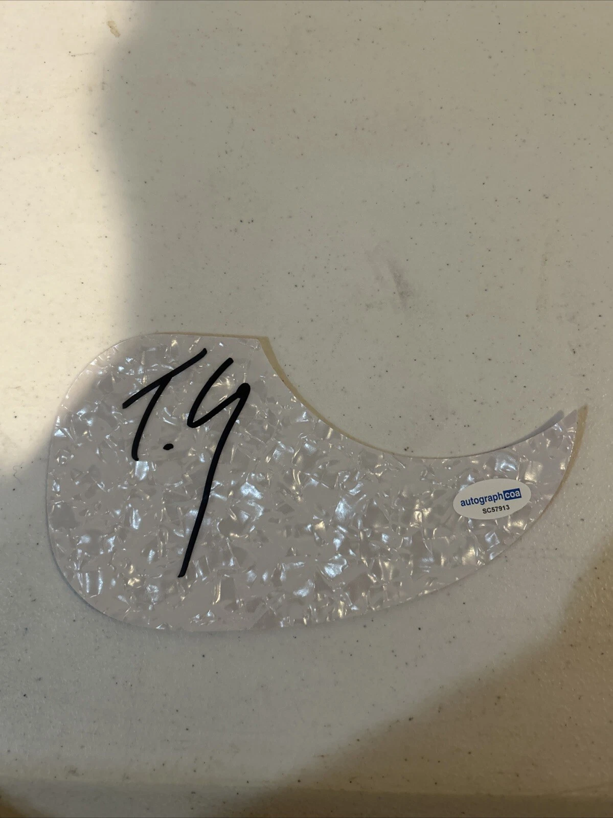 TYLER CONNOLLY SIGNED AUTOGRAPH ACOUSTIC PICKGUARD THEORY OF A DEADMAN ACOA