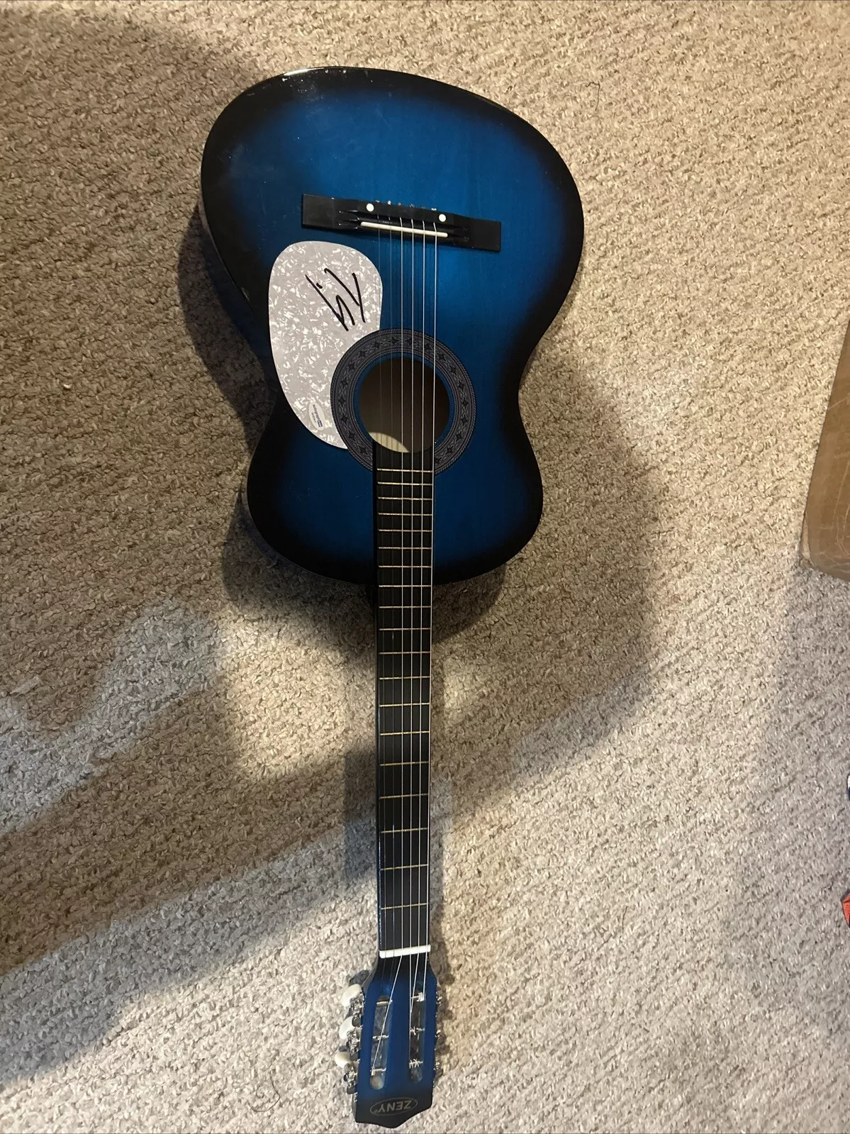 TYLER CONNOLLY SIGNED AUTOGRAPH 38” ACOUSTIC GUITAR ACOA THEORY OF A DEADMAN