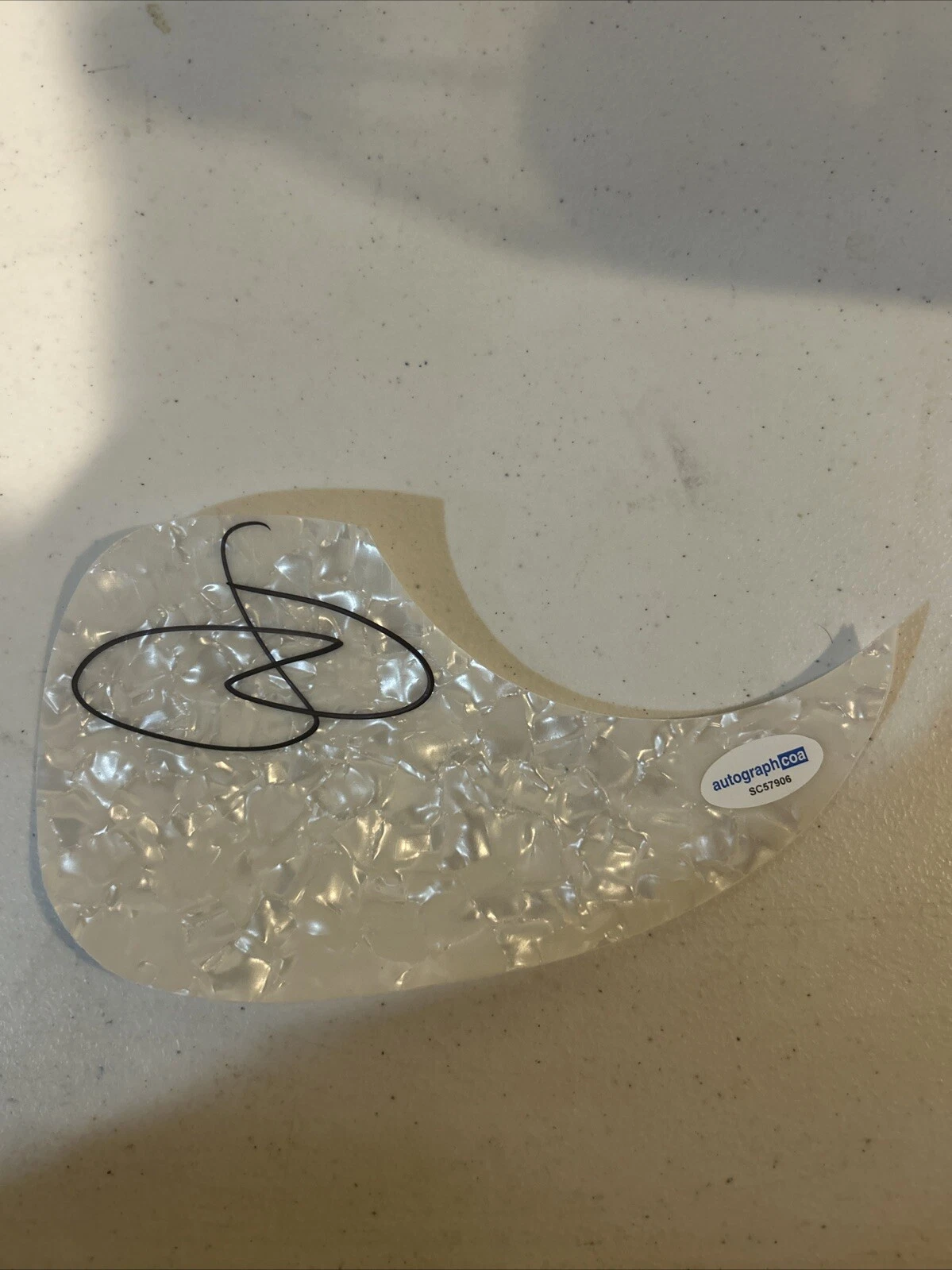 JAKE OWEN SIGNED AUTOGRAPH ACOUSTIC PICKGUARD GUITAR ACOA COUNTRY