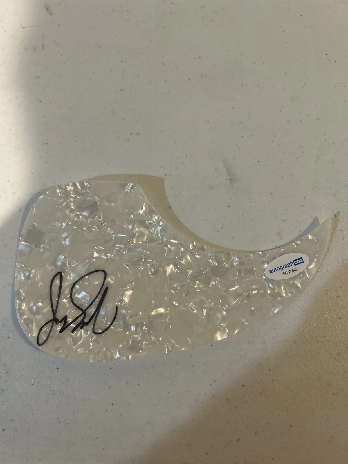 JASON SCHEFF SIGNED AUTOGRAPH ACOUSTIC PICKGUARD ACOA GUITAR CHCIAGO LEAD SINGER