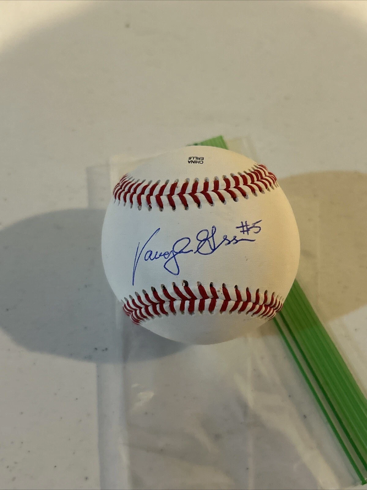 BOSTON RED SOX- VAUGHN GRISSOM SIGNED AUTOGRAPH ROLB1 BASEBALL BALL COA PROSPECT