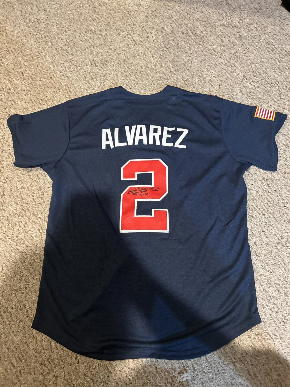 EDDY ALVAREZ SIGNED AUTOGRAPH JERSEY TEAM USA OLYMPICS COA RED SOX BASEBALL