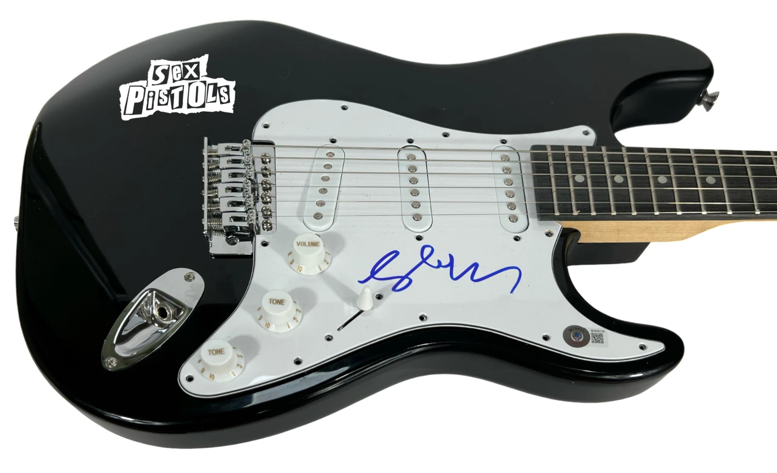 Glen Matlock The Sex Pistols Signed Autograph Electric Guitar Beckett COA