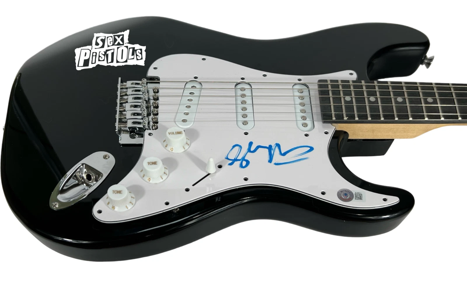Glen Matlock The Sex Pistols Signed Autograph Electric Guitar Beckett COA