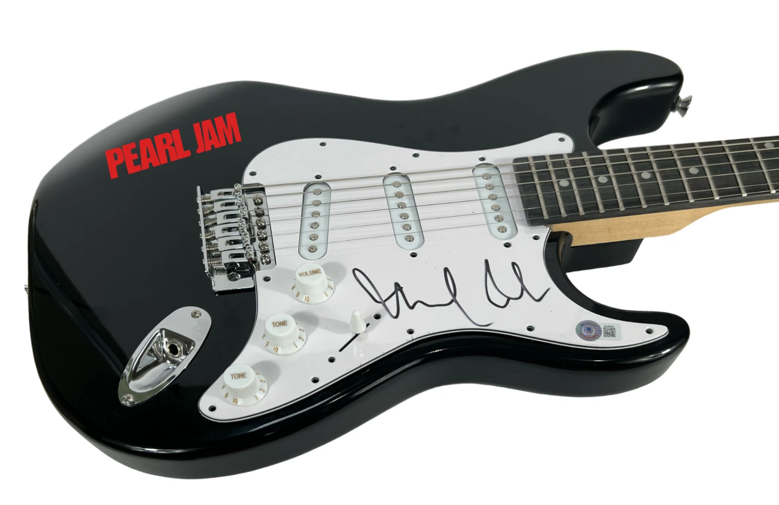 Mike McCready Signed Electric Guitar Pearl Jam Temple of The Dog Autograph BAS