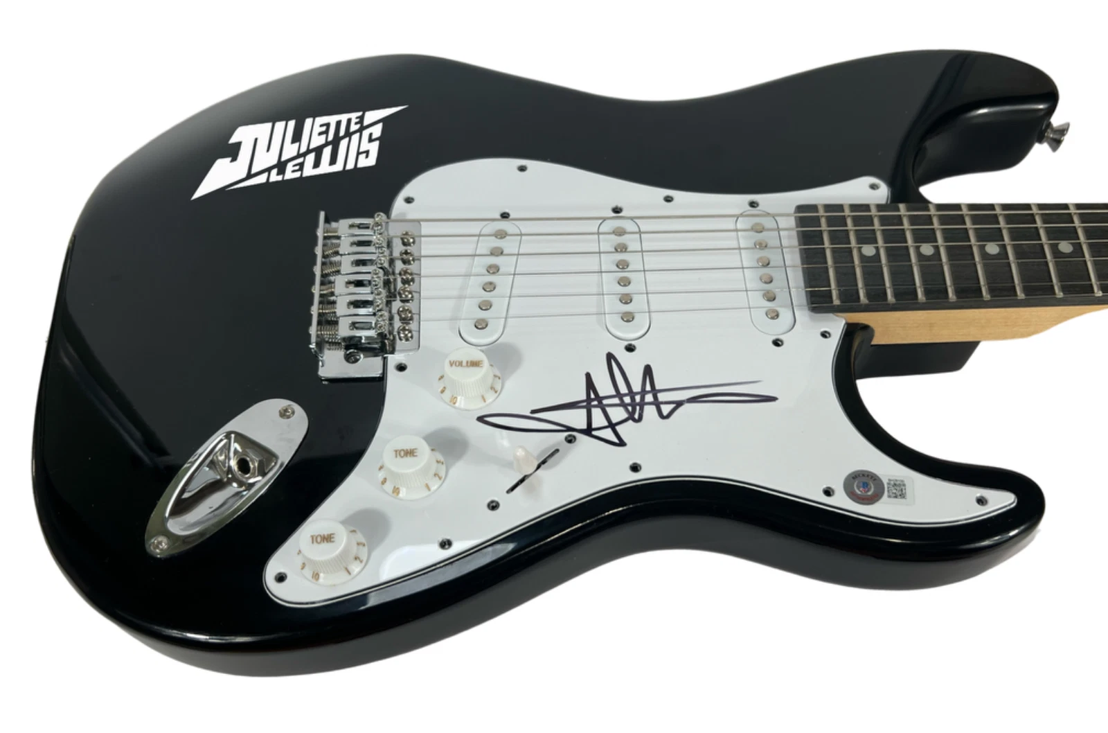 Juliette Lewis Signed Autograph Electric Guitar Juliette and the Licks BAS COA