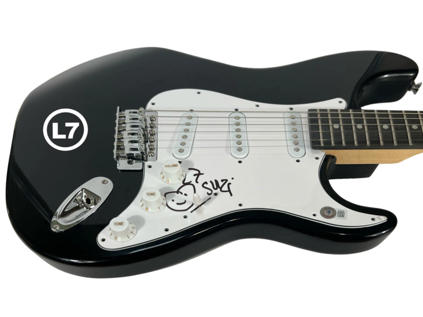Suzi Gardner L7 Band Signed Autograph Electric Guitar Riot grrrl Punk BAS COA