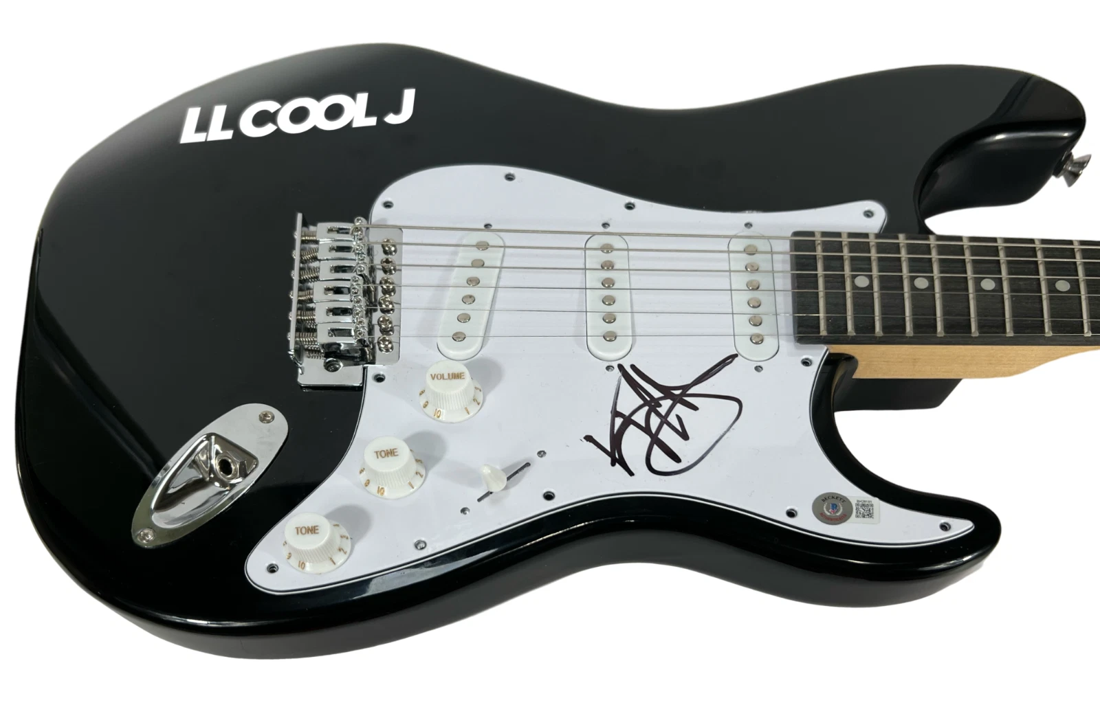 LL Cool J Signed Autograph Electric Guitar Beckett Mama Said Knock You Out COA