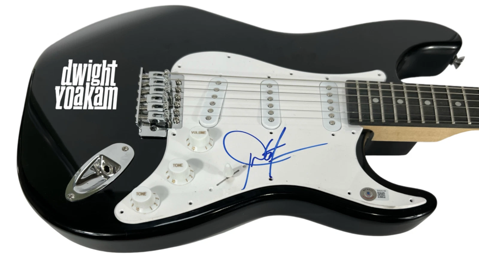 Dwight Yoakam Signed Autograph Electric Guitar Country Music Star Beckett COA