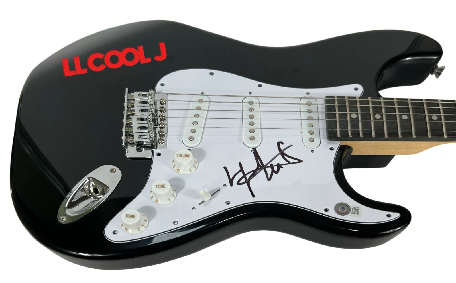 LL Cool J Signed Autograph Electric Guitar Beckett Mama Said Knock You Out COA