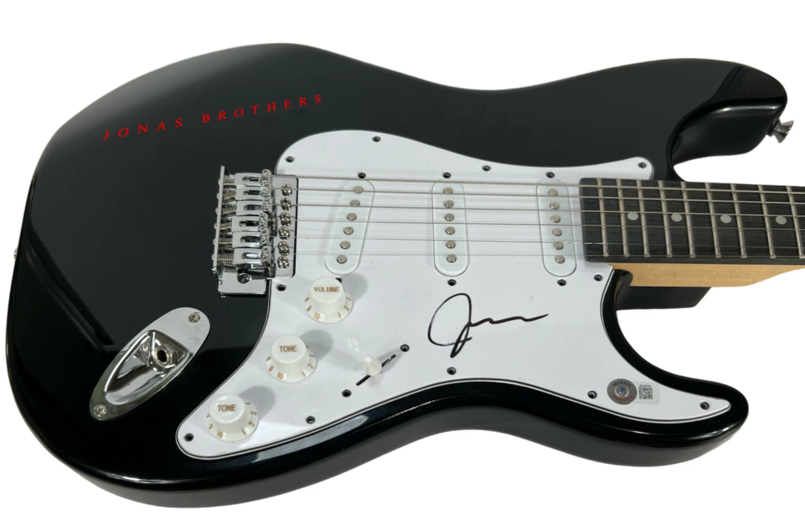 Joe Jonas Signed Autograph Electric Guitar Jonas Brothers DNCE Beckett COA