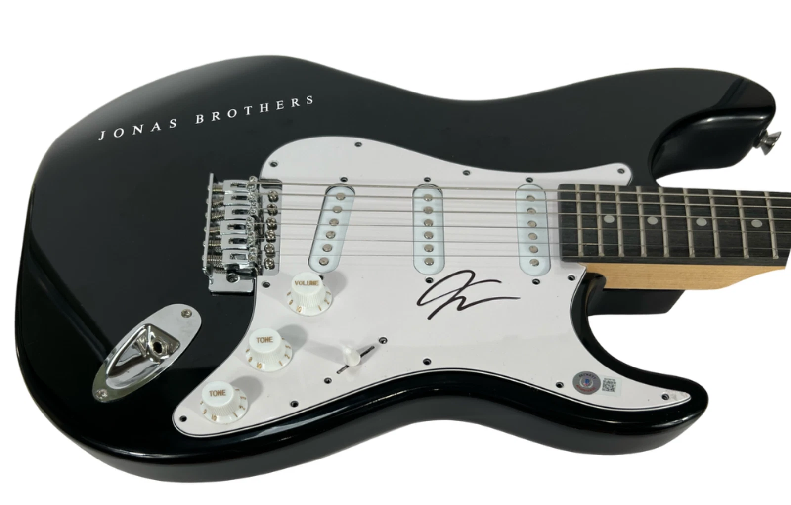 Joe Jonas Signed Autograph Electric Guitar JONAS BROTHERS DNCE Beckett COA