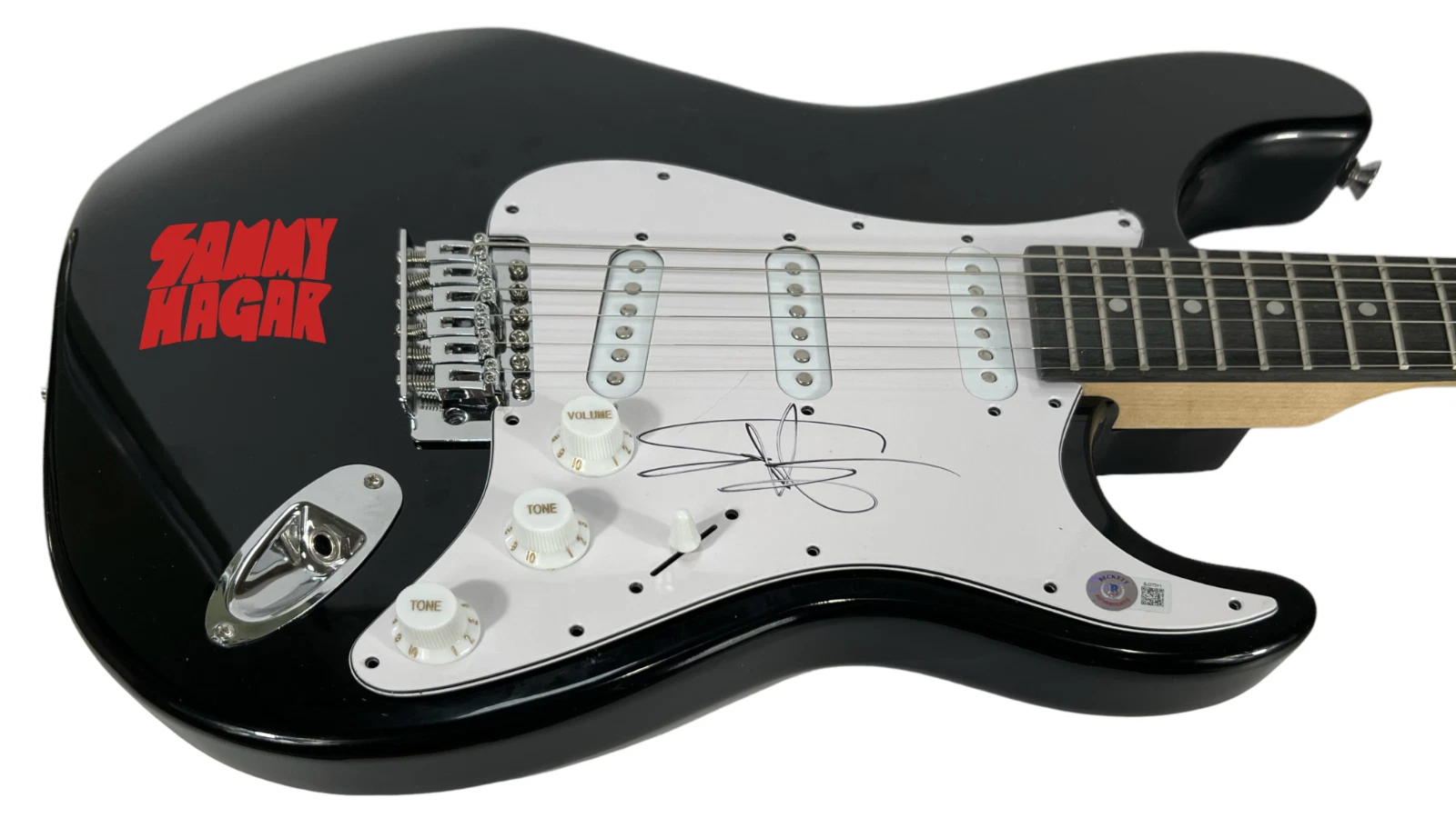 Sammy Hagar Signed Autograph Electric Guitar Van Halen Beckett COA