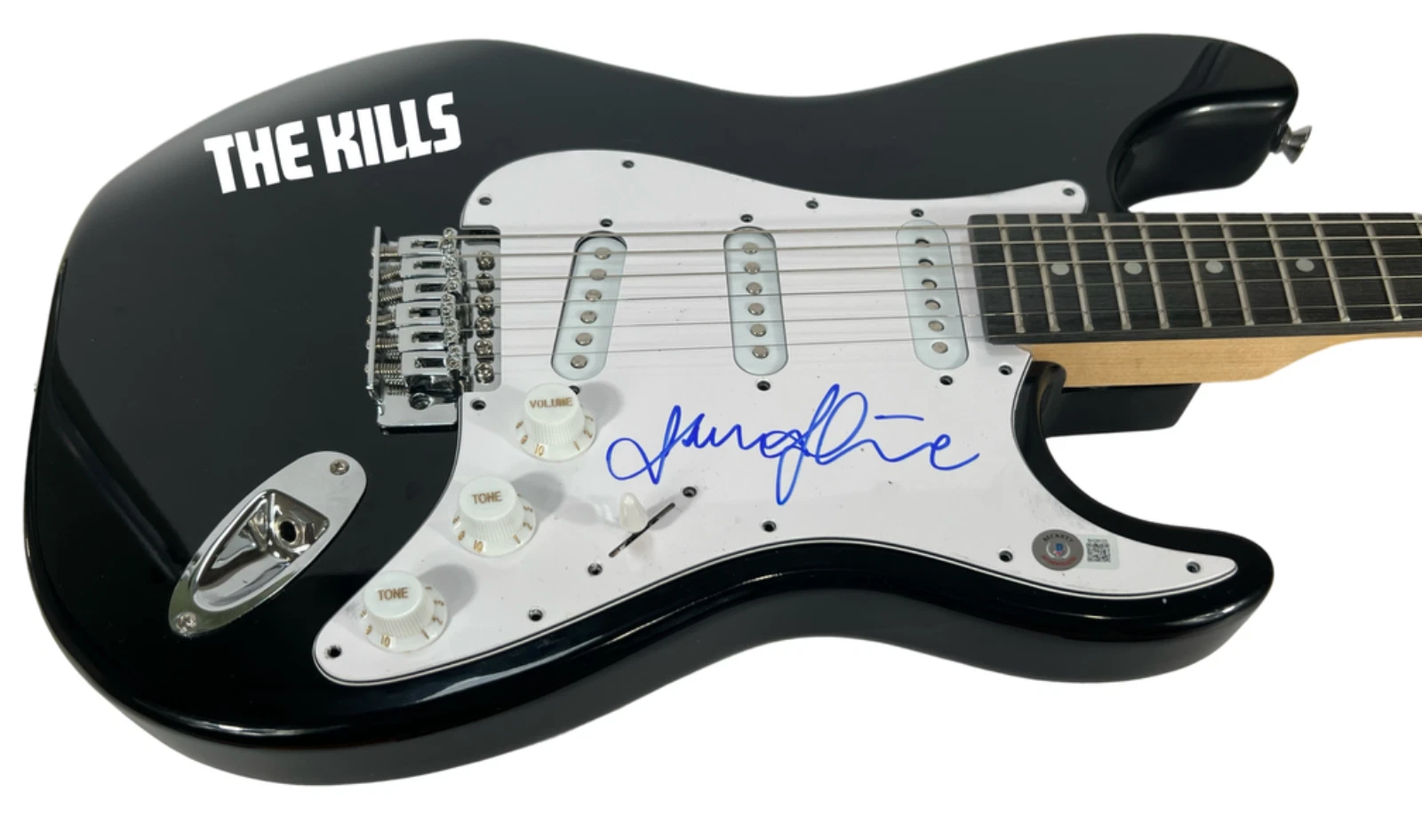 THE KILLS Jamie Hince Signed Autograph Electric Guitar Band Guitaristi BAS COA