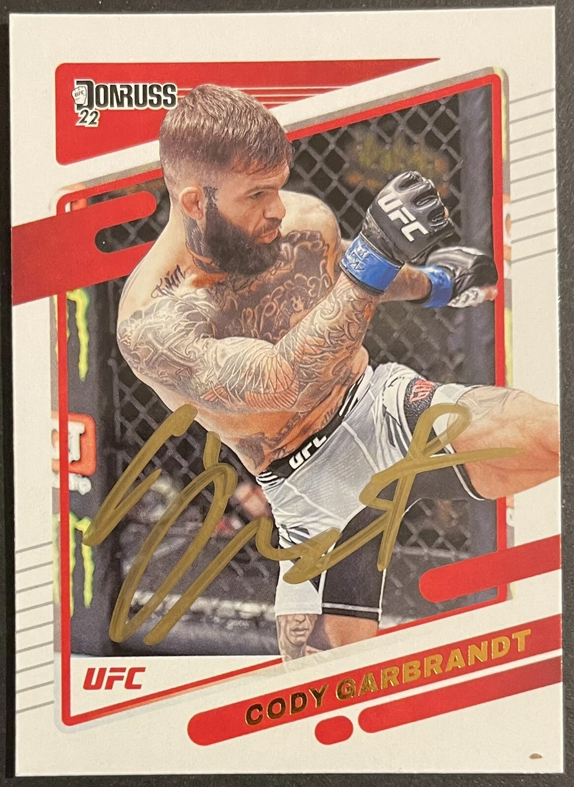 Cody Garbrandt Signed Autographed 2022 Donruss Base UFC Card Beckett Coa
