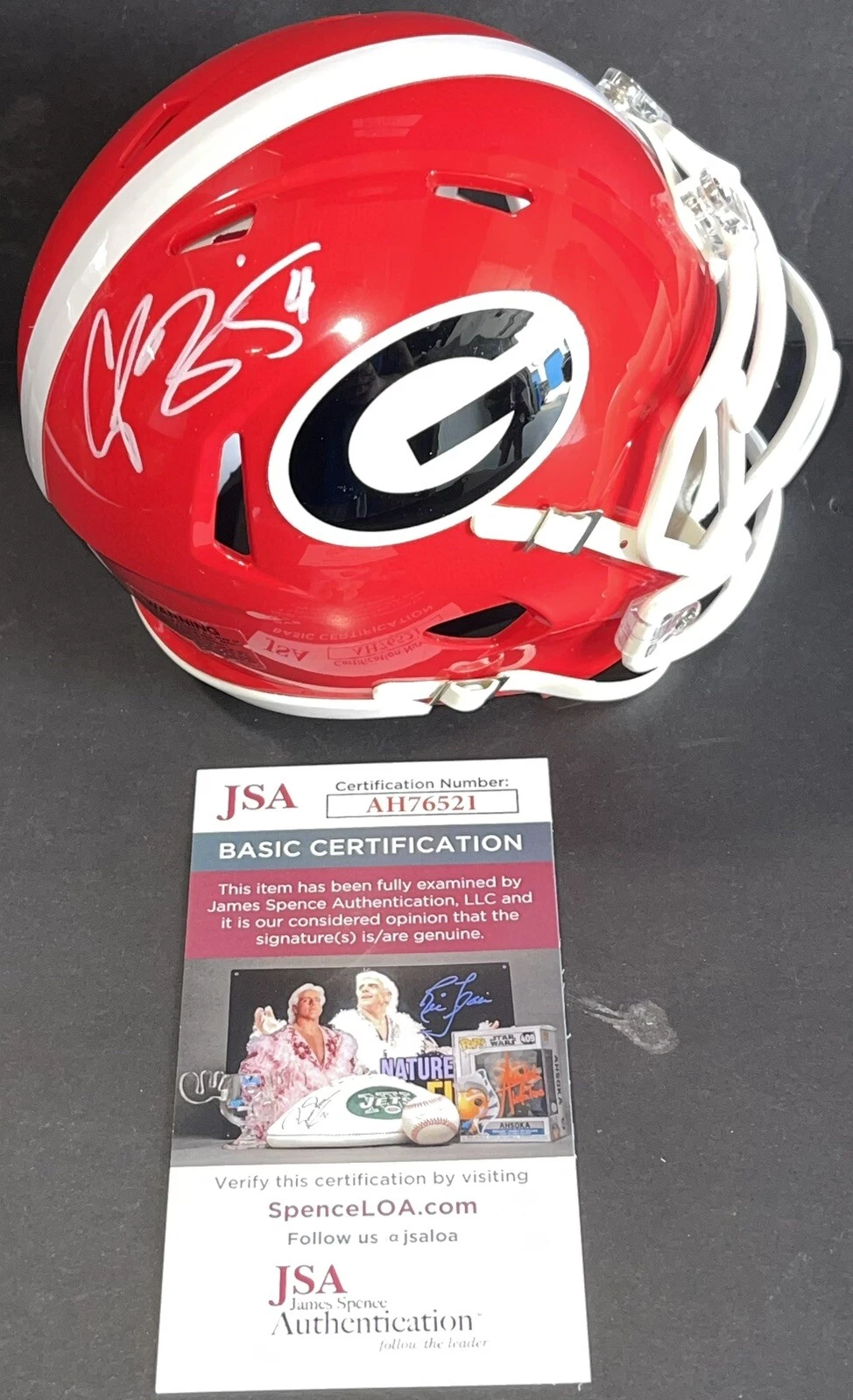 Champ Bailey Signed Autographed Georgia Bulldogs Mini Helmet JSA
