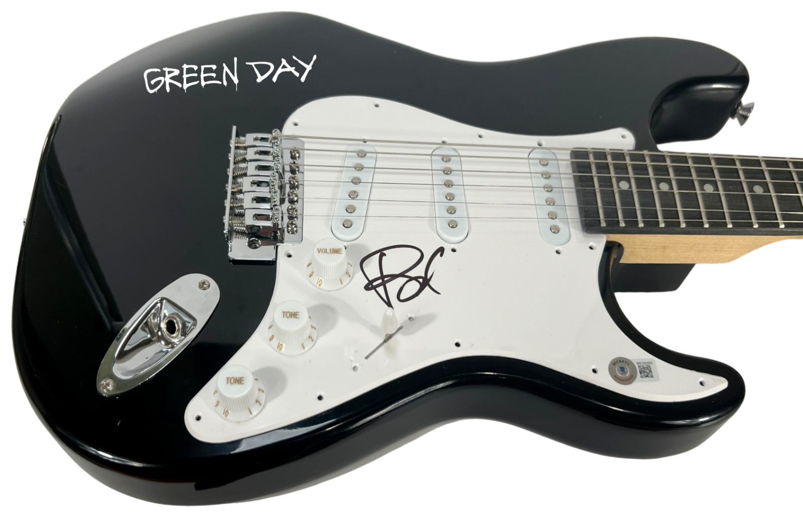Billie Joe Armstrong Green Day Signed Autograph Electric Guitar Beckett COA